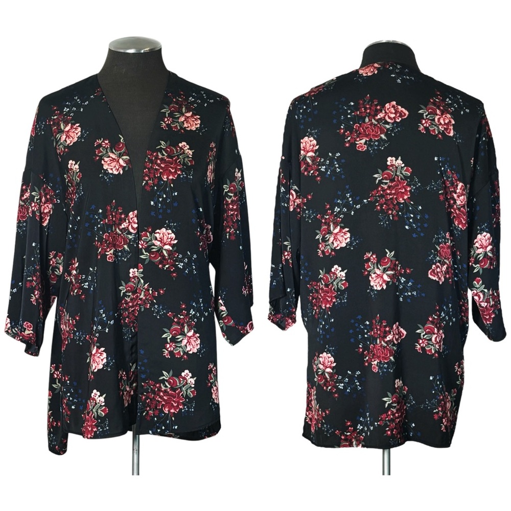 Divided by H&M – Floral Open Front Kimono – Small